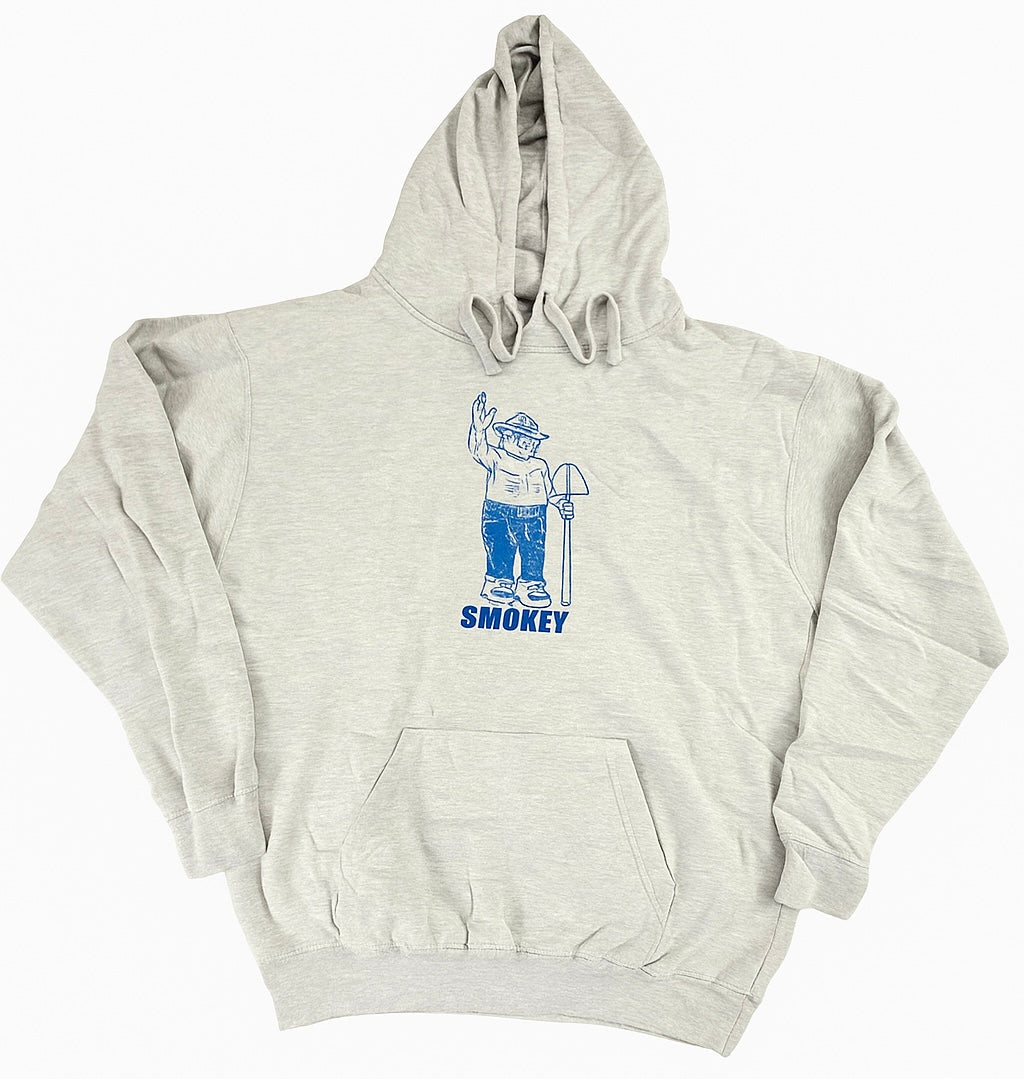 Smokey The Bear Hoodie (Grey)