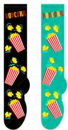 Popcorn Foozys Knee High Socks