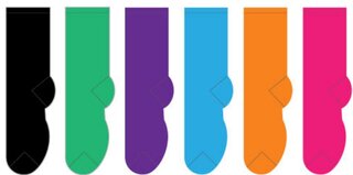Solid Fluffy Crew Socks