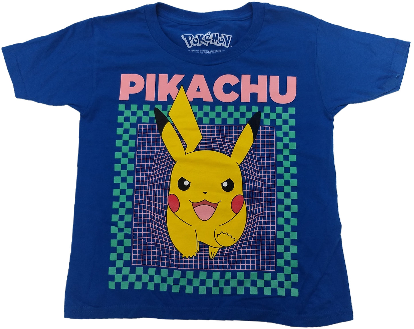 Pikachu Pokemon Boys Blue T-Shirt