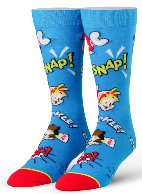 Rice Krispies Snap Crackle Pop Men's Crew Cool Socks