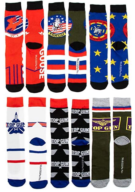 Top Gun 6 Pair Pack Casual Crew Men Socks