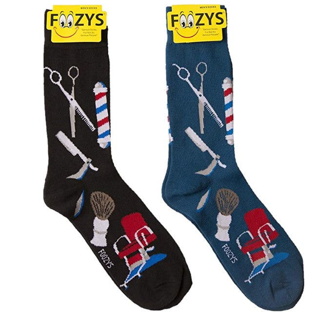 Barbershop Foozys Men's Crew Socks