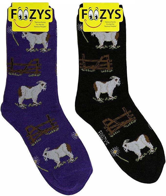 Billy Goats Foozys Womens Crew Socks