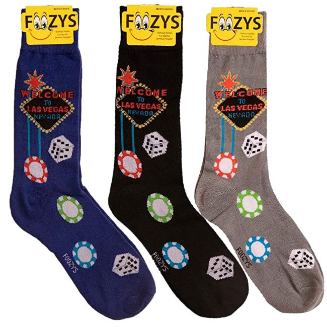 Las Vegas Foozys Mens Crew Socks