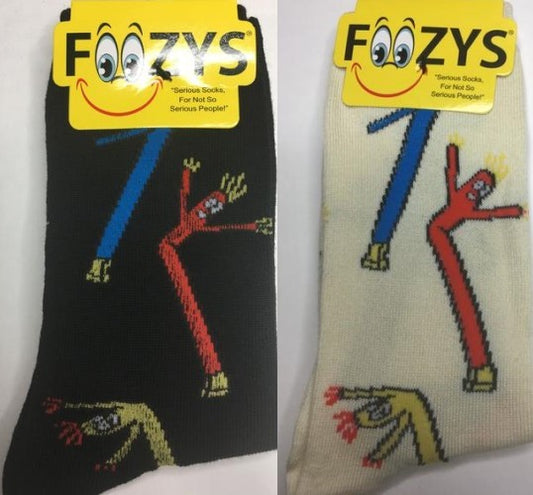 Wavy Guy Foozys Womens Crew Socks