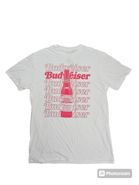 Budweiser Bottle of Beer Lager Mens T-Shirt