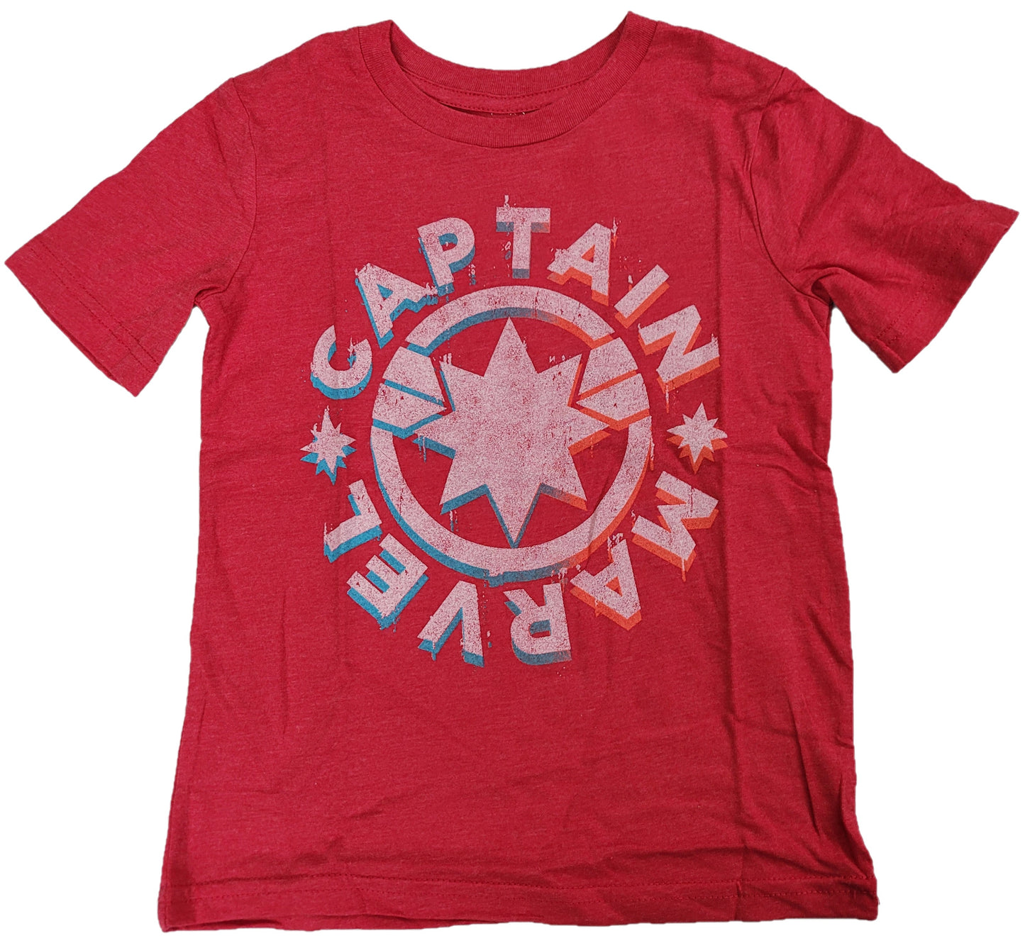 Captain America Shield Marvel Boys T-Shirt (Red)