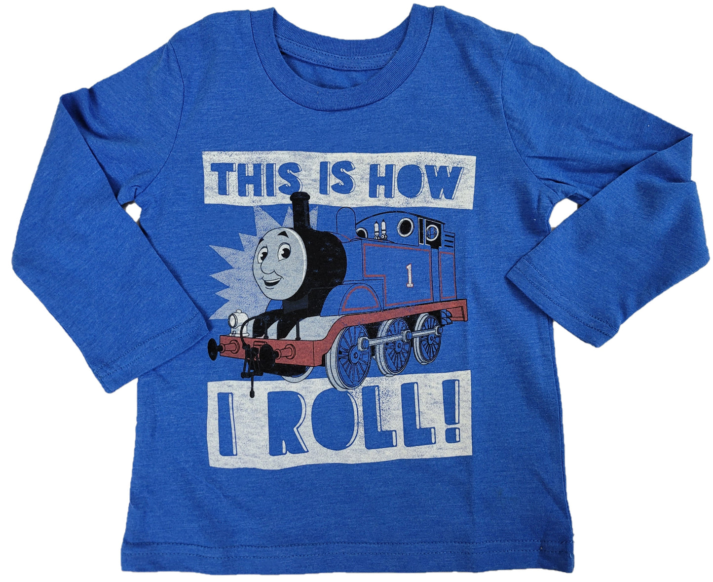 Thomas The Tank Engine This is How I Roll Boys T-Shirt (Blue)