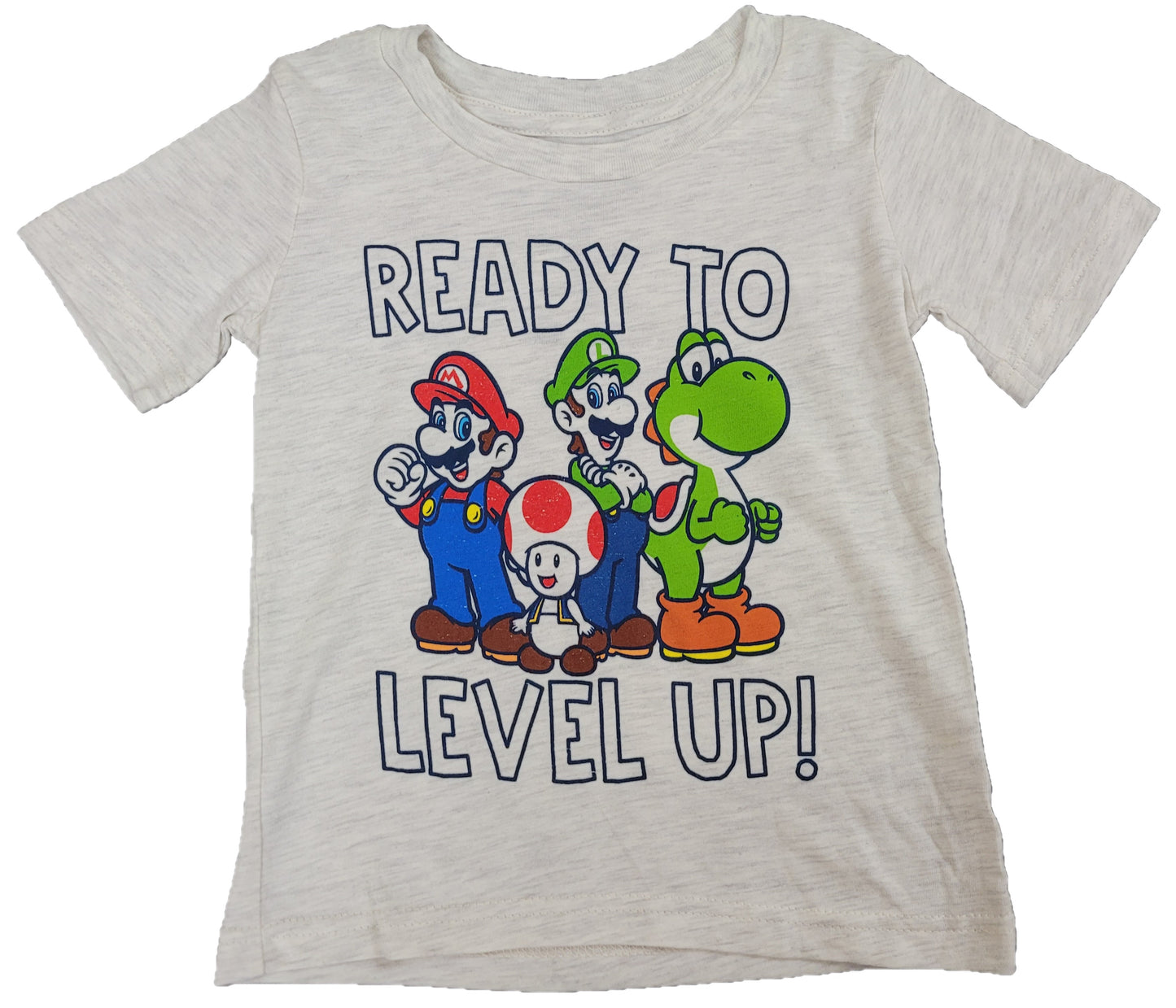 Ready to Level Up Super Mario Bros Luigi Yoshi Boys T-Shirt