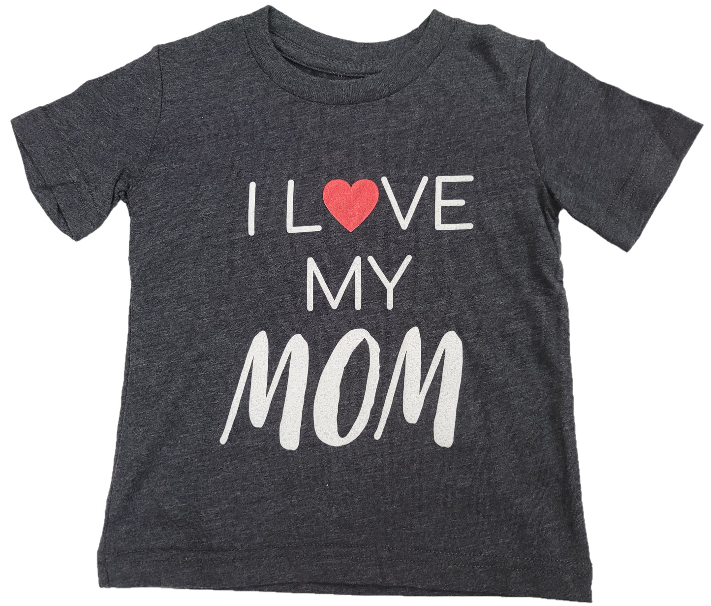 I Love My Mom Heart Boys Infant T-Shirt 12M 18M 24M