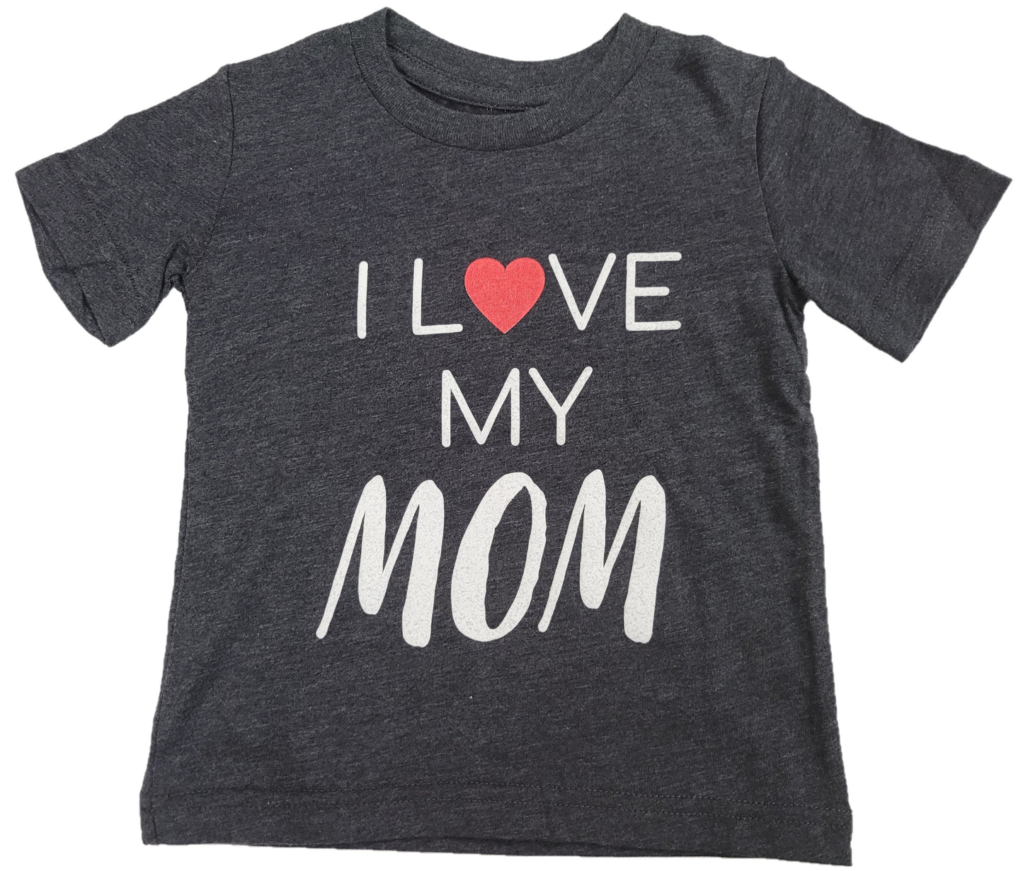 I Love My Mom Heart Boys T-Shirt 2T 4T
