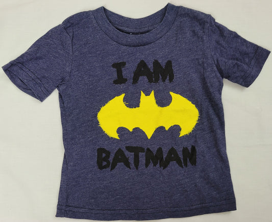 I Am Batman Logo DC Comics Boys T-Shirt 12M 18M 24M Months