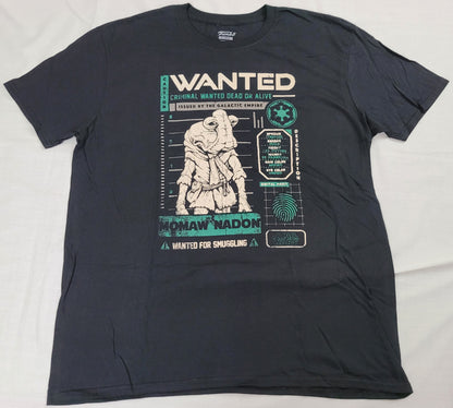 Star Wars Momaw Nadon Smugglers Bounty Wanted Dead or Alive Mens T-Shirt