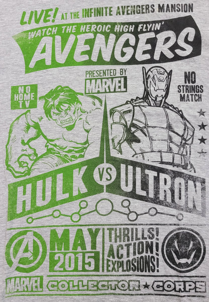 Infinite Avengers Mansion Hulk Ultron Marvel DC Comics Funko Pop Mens T-Shirt