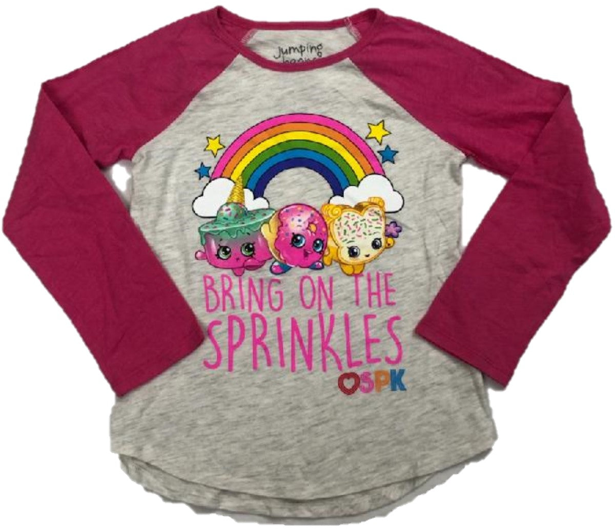 Bring on the Sprinkles Rainbow HEART SPK Walt Disney Girls Long Sleeve T-Shirt