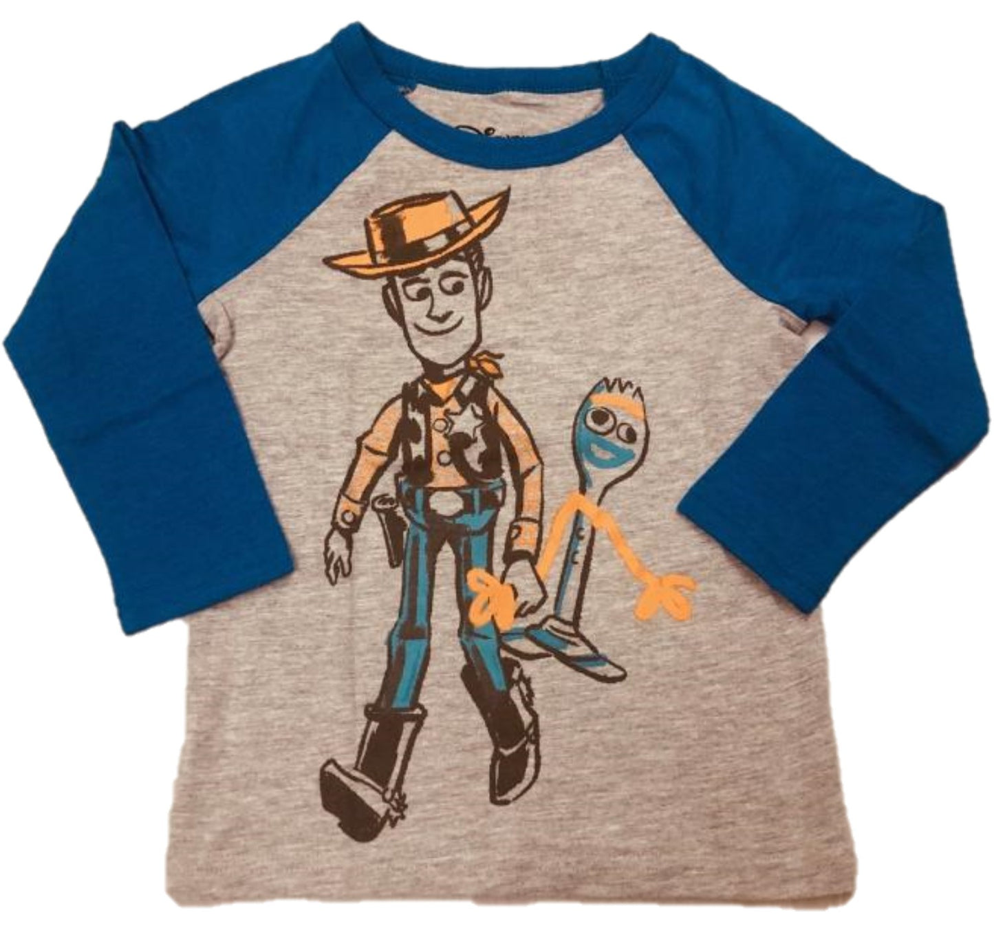 Woody & Forky Disney Toy Story 4 Long Sleeve Boys T-Shirt