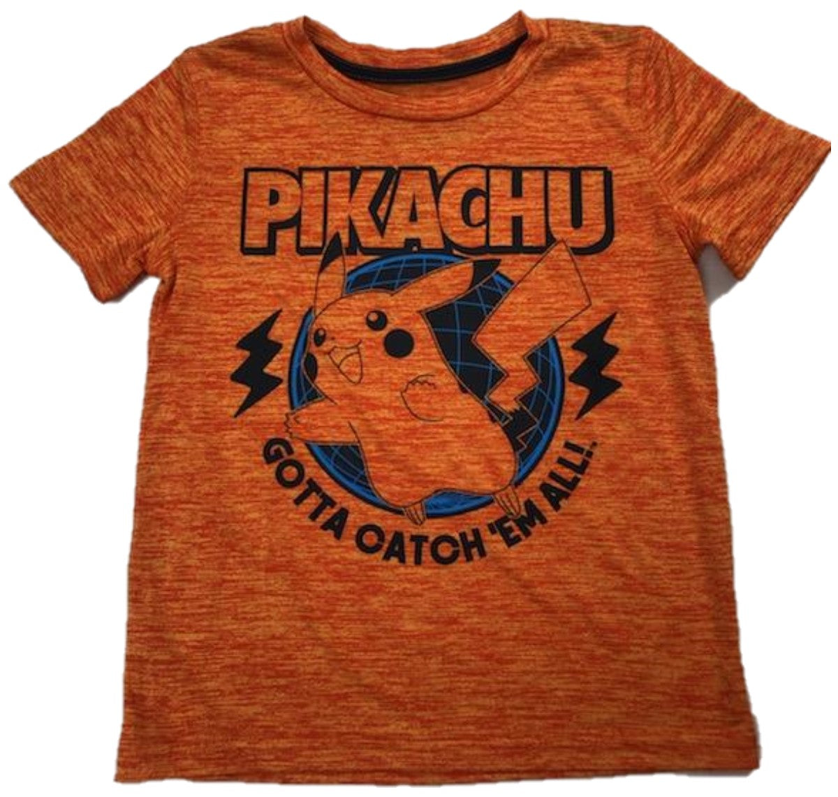 Pikachu Gotta Catch 'Em All Boys T-Shirt (Orange)