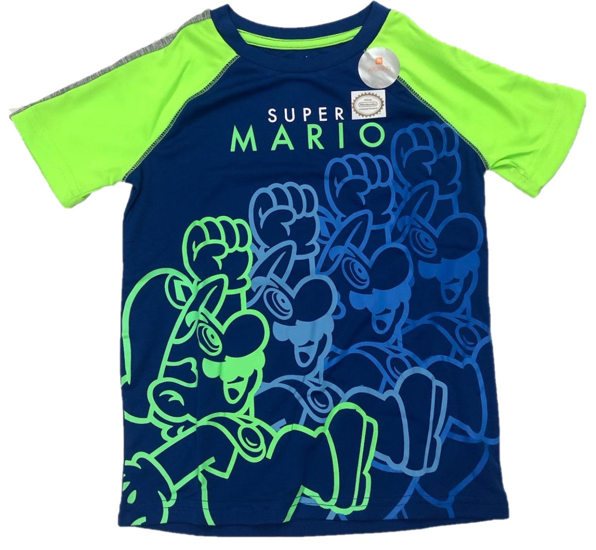 Super Mario Bros Outline Boys T-Shirt