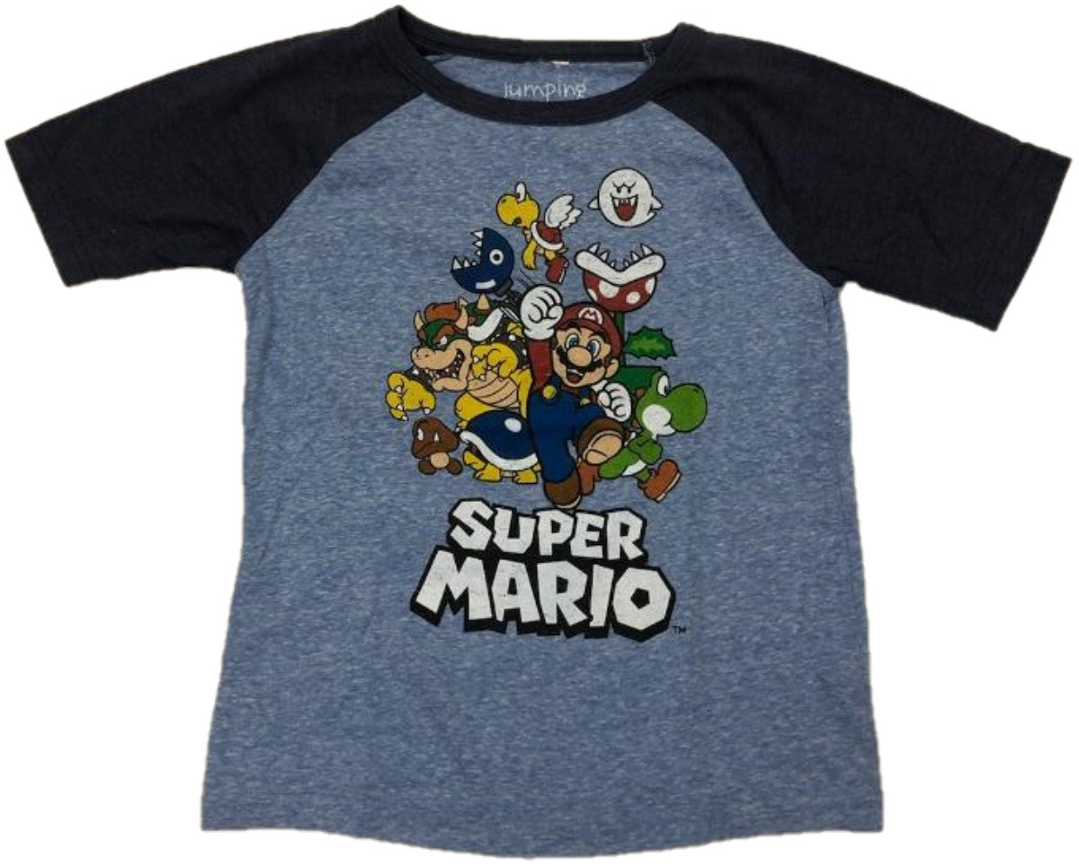Super Mario & Cast Boys T-Shirt (Blue)