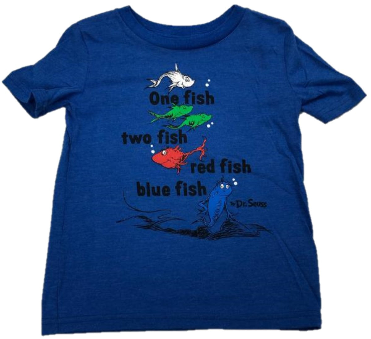 One Fish Two Fish Red Fish Blue Fish Dr. Seuss Boys T-Shirt