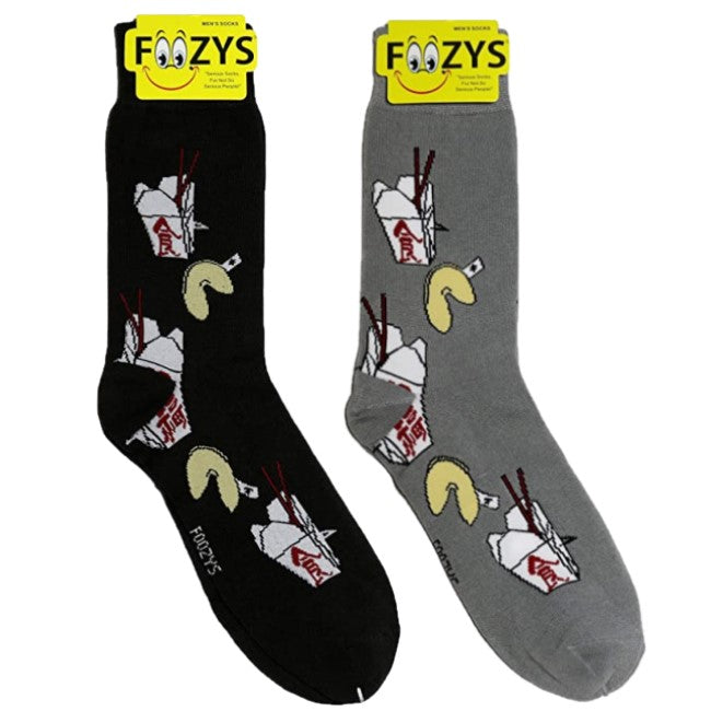 Chinese Takeout Foozys Men's Crew Socks