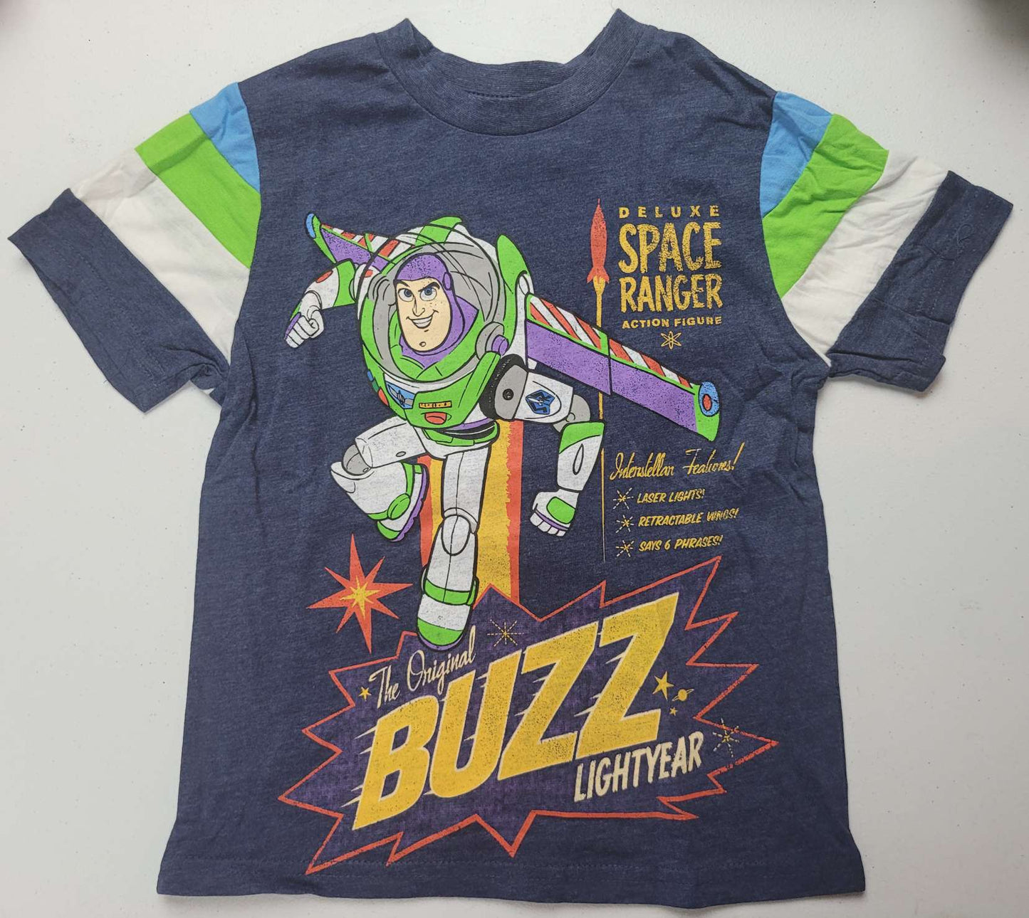Buzz Lightyear Space Ranger Boys T-Shirt (Navy)