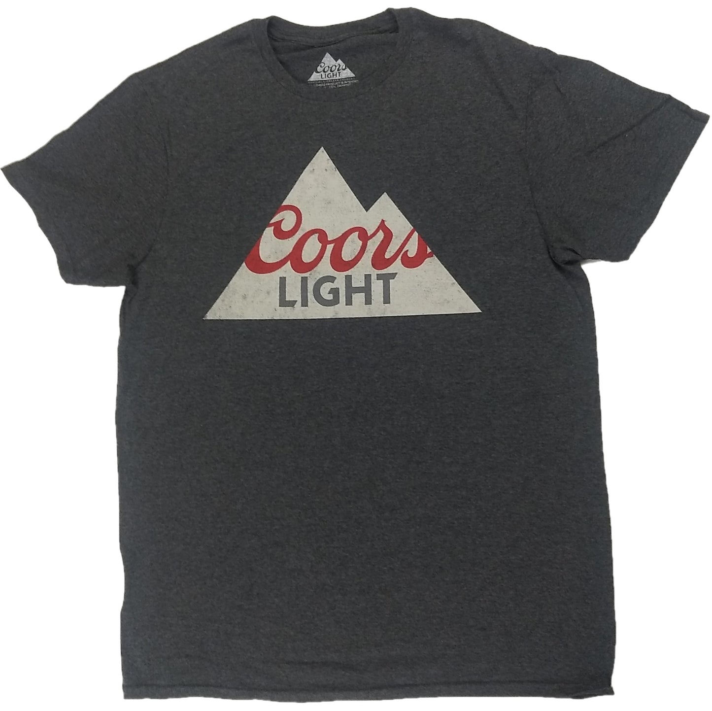 Coors Light Beer Mens Gray T-Shirt