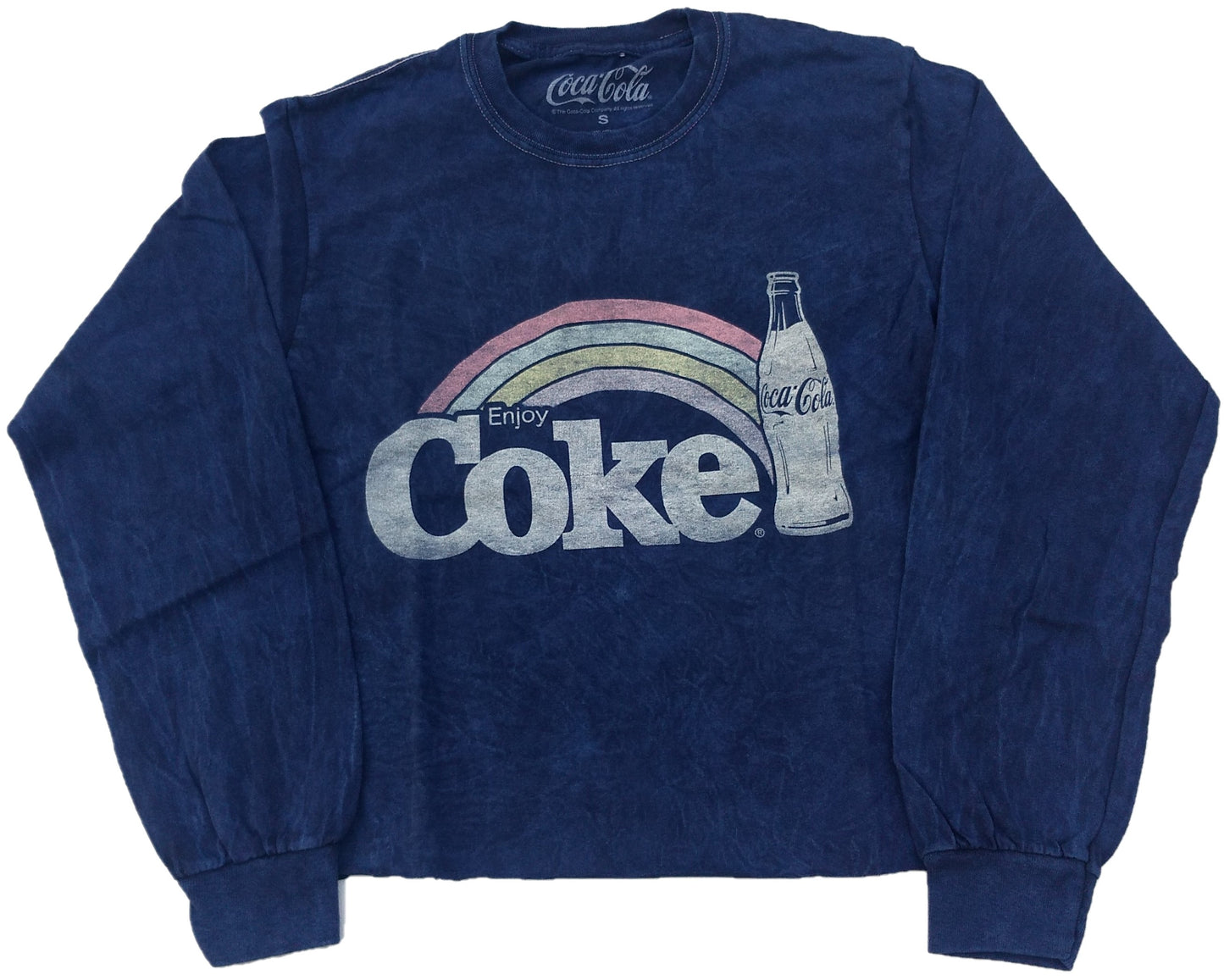 Enjoy Coke Coca-Cola Crop Top Juniors Womens T-Shirt