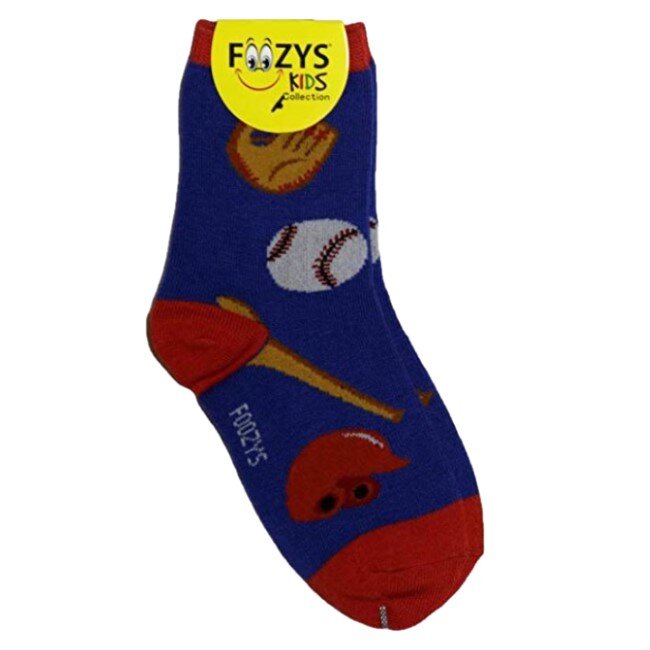 Baseball Foozys Boys Kids Crew Socks