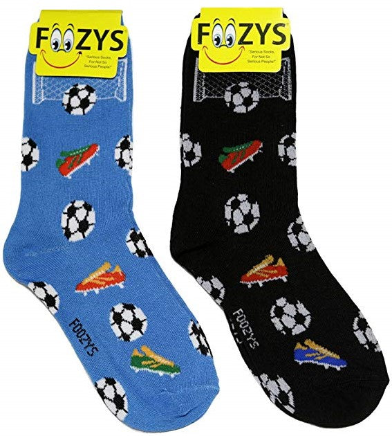 Soccer Balls Cleats Foozys Womens Crew Socks