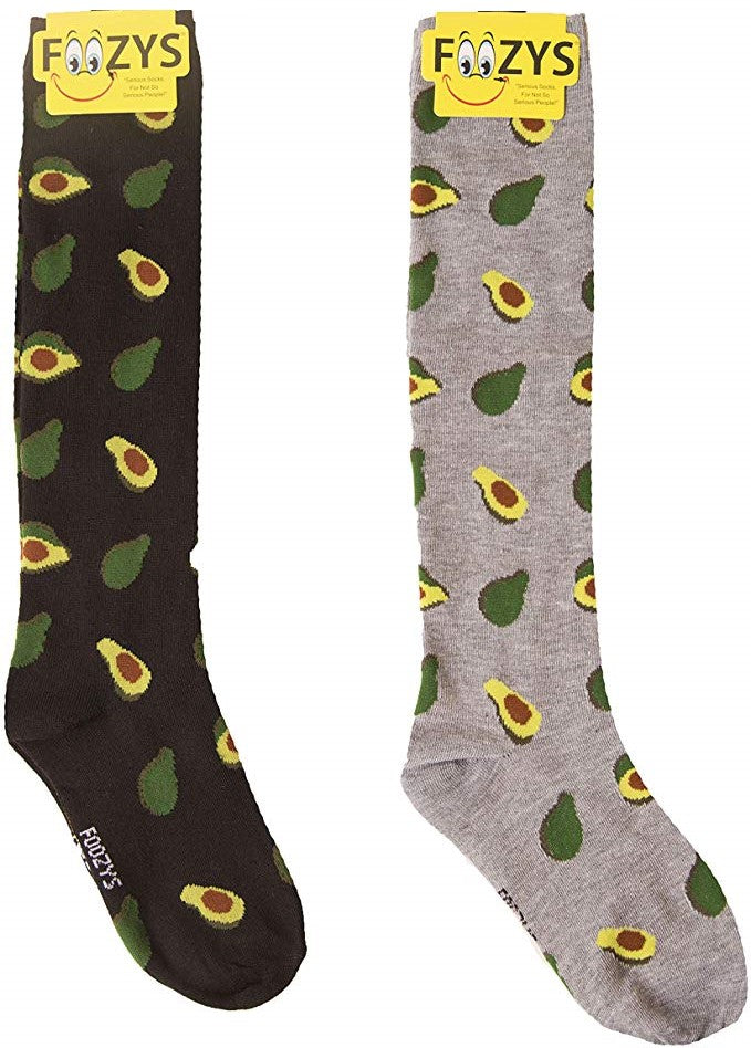 Avocados Foozys Knee High Socks