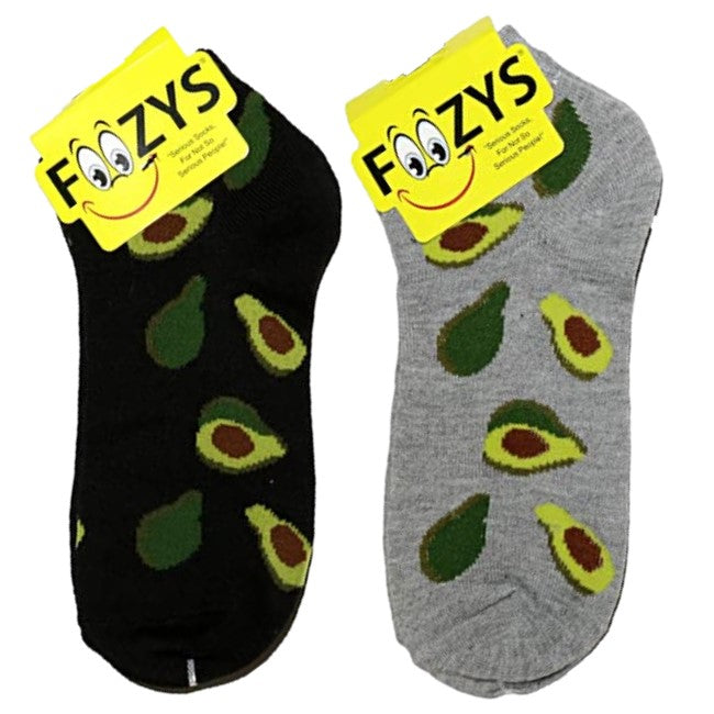 Avocados Foozys Ankle No Show Socks