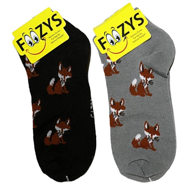 Fox Foozys Ankle No Show Socks