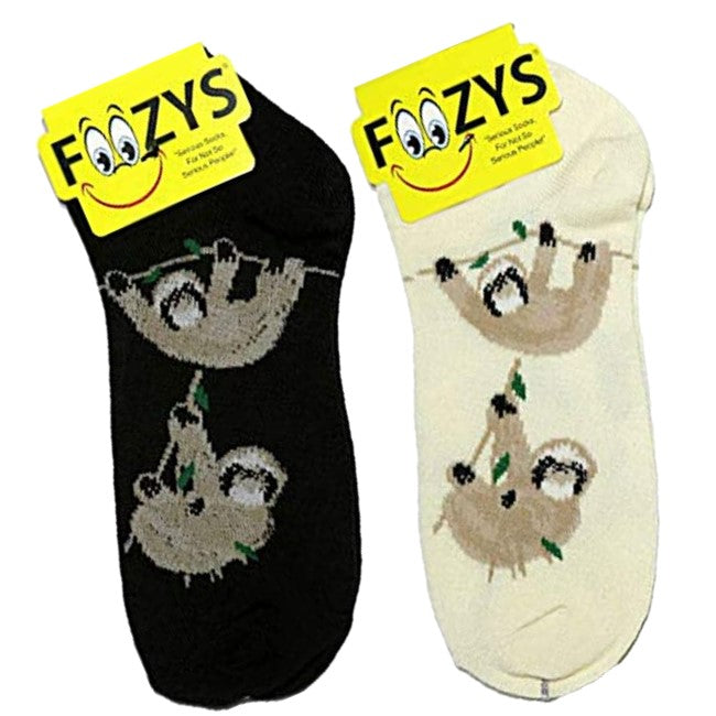 Sloths Foozys Ankle No Show Socks