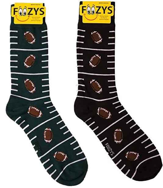 Football Foozys Men's Crew Socks
