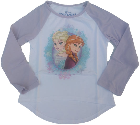 Frozen Anna Elsa Girls Long Sleeve T-Shirt