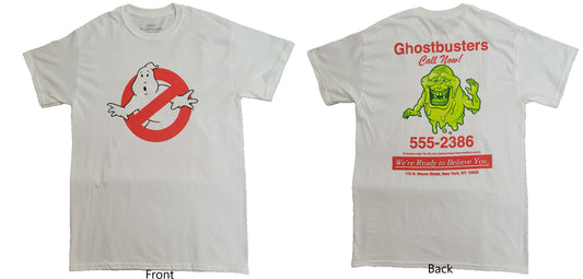 Ghostbusters Slimer Ghost Ghoul Call Now Mens T-Shirt