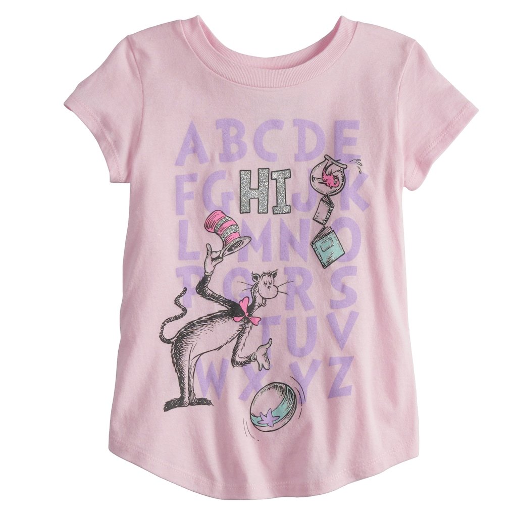Dr. Seuss HI Alphabet Girls T-Shirt