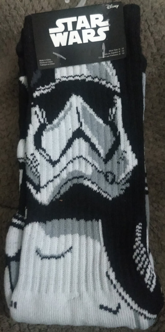 StormTrooper Star Wars LucasFilm Crew Socks