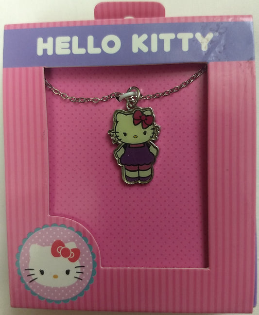 Hello Kitty Sanrio Necklace 16" Chain with 2" Extension