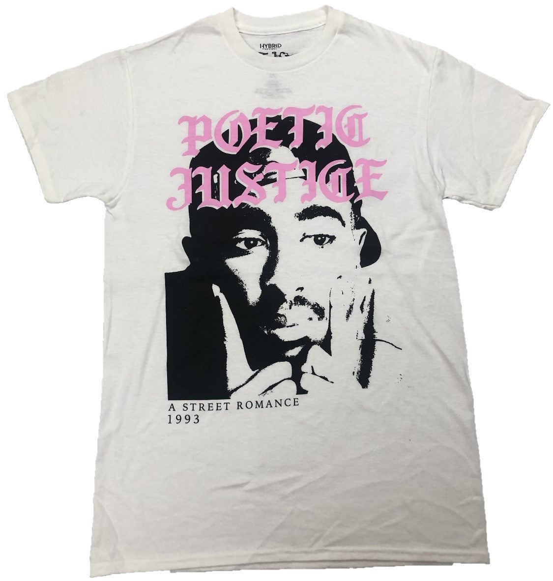 2PAC Poetic Justice A Street Romance 1993 Mens T-Shirt (White)