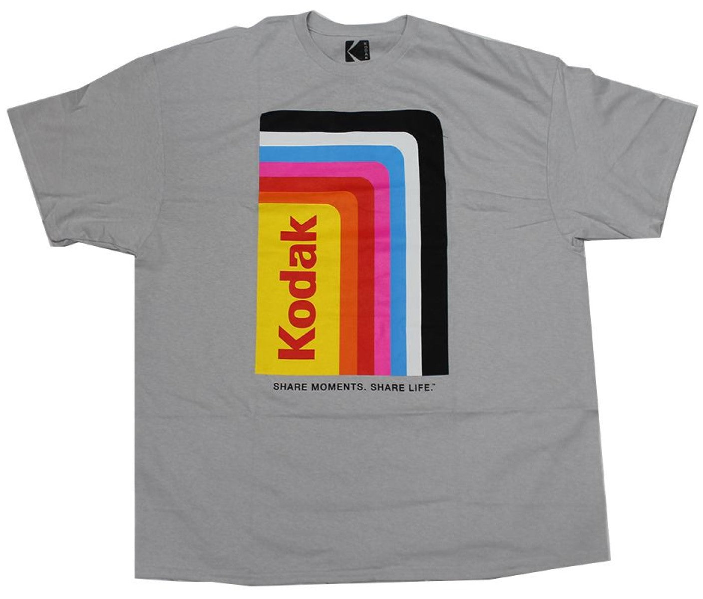 Kodak Polychrome Graphics Polaroid Camera Mens T-Shirt (Grey)