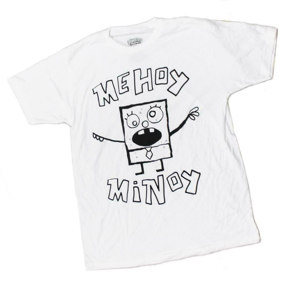 Me Hoy Minoy Mehoy Sketch Spongebob Nickelodeon Mens T-Shirt