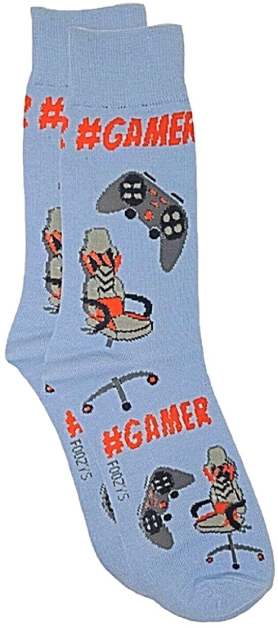 Video Gamer Foozys Men's Crew Socks