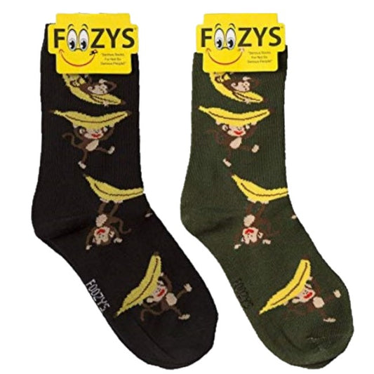 Monkeys & Bananas Foozys Womens Crew Socks