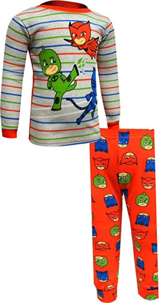 PJ Mask Toddler Boys Snug Fit Cotton Long Sleeve Pajamas 2pc Set 4T