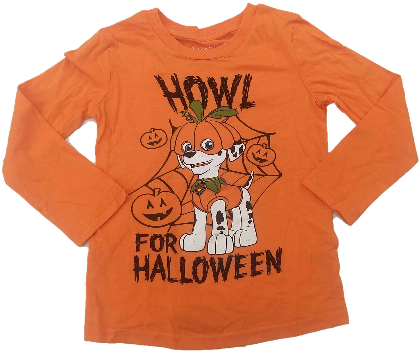 Paw Patrol Howl For Halloween Nick Jr. Long Sleeve T-Shirt (Orange)