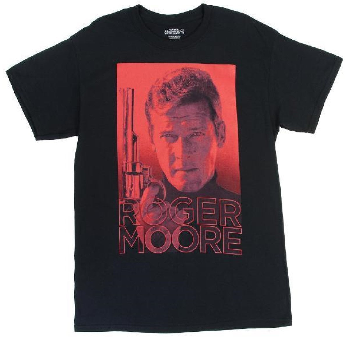 Roger Moore 007 James Bond Movie Mens T-Shirt