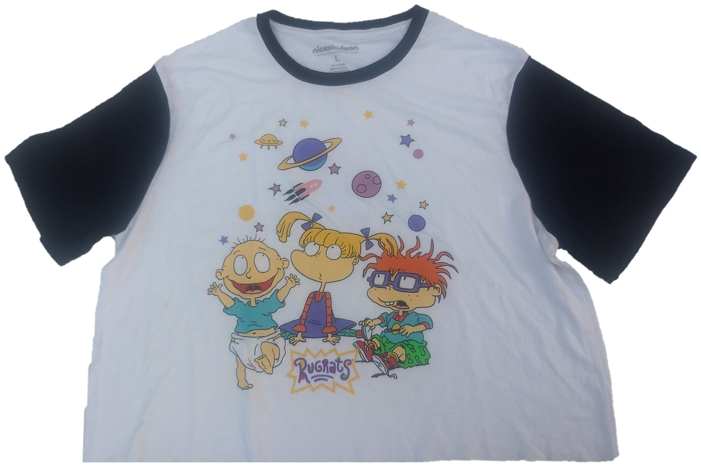 Rugrats Tommy Angelica Pickles Chuckie Finster Juniors Womens Crop Top T-Shirt